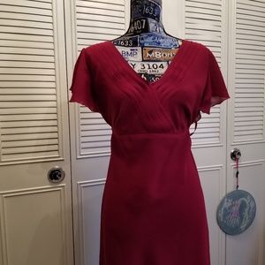 Crimson Red dress New York and company